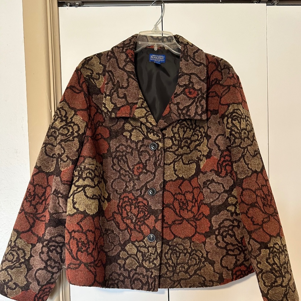 Beautiful Women’s Pendleton Wool Cropped Jacket! 2X NWOT